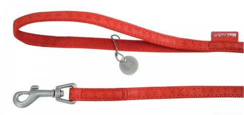 ZOLUX Smycz Mac Leather 20 mm / 1,2 m czerwona