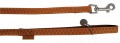 ZOLUX Smycz Mac Leather 25 mm / 1,2 m żółta musztardowa