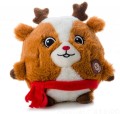 Pluszowa kula renifer X-Mas, 19 cm, świąteczna zabawka