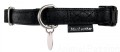 Obroża Mac Leather 10 mm / XS / 21-29 cm / CZARNA