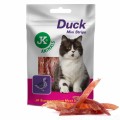 JK CAT suszone paski KACZKI dla kotów 50g