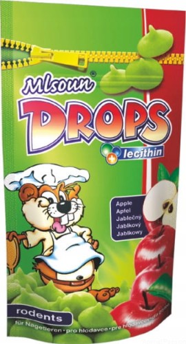 Drops JABŁKOWY przysmak chomika, świnki, gryzonia