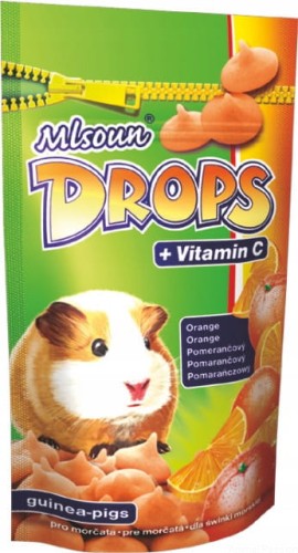 Drops - pomarańcza, przysmak dla chomika, świnki