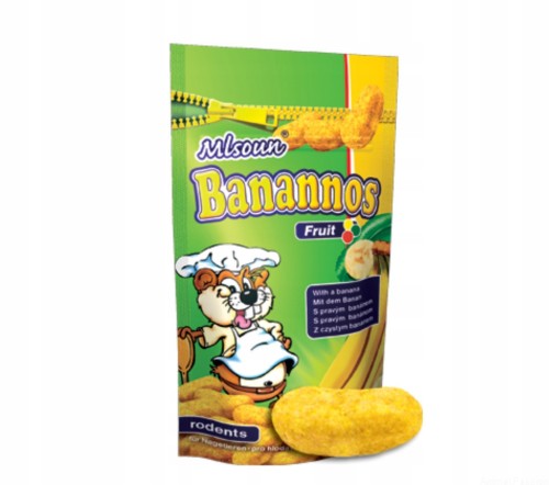 Banannos, nadziewany przysmak bananowy dla gryzoni