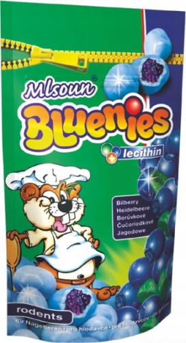 Bluenies nadziewane borówką / przysmak dla gryzoni