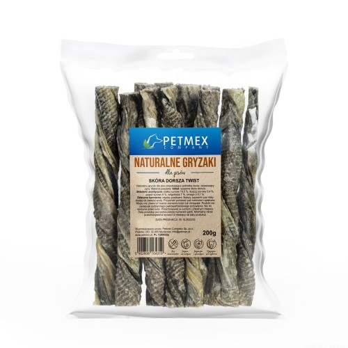 PETMEX Skóra z DORSZA Twists przysmak / 200g