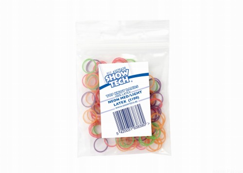 Gumki LIGHT Show Tech mix kolor 1000 szt, 0,8cm
