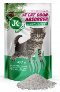 POCHŁANIACZ, absorber o zapachu ZIELONY LAS 450g