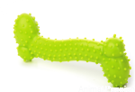 Kość TPR zielona, wytrzymała zabawka, 10cm