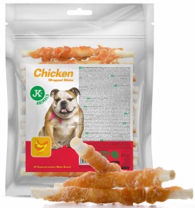 Chicken Wrapped Sticks, paluszki wołowe z mięsem kurczaka, 500g