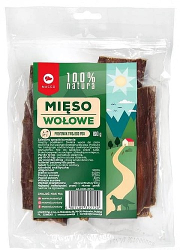 Maced 100% NATURA, Mięso wołowe 150g 