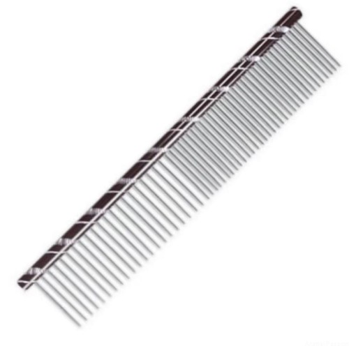 Chadog grzebień metalowy 16cm mieszany 50/50 CZARNY