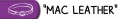 SZELKI Mac Leather 20 mm / L / 48-71 cm / CZARNE