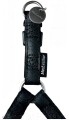 SZELKI Mac Leather 10 mm / S / 28-42 cm / CZARNE