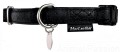 Obroża Mac Leather 25 mm / M / 40-66cm / CZARNA