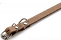 Obroża skórzana Classic 45 cm, naturalna