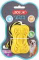  ZOLUX Zabawka kauczukowa żółta ze sznurem TITAN S 