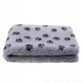 DRY BED VET suche legowisko 75x50cm szare z czarną łapką