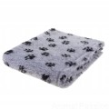 DRY BED VET suche legowisko 150x100cm szare z czarną łapką