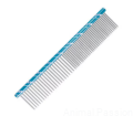 Chadog grzebień metalowy 16cm mieszany 50/50 NIEBIESKI