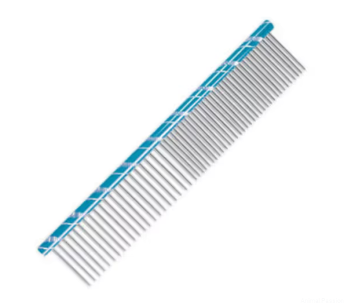 Chadog grzebień metalowy 16cm mieszany 50/50 NIEBIESKI