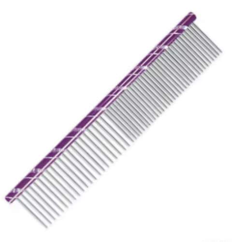 Chadog grzebień metalowy 16cm mieszany 50/50  FIOLETOWY