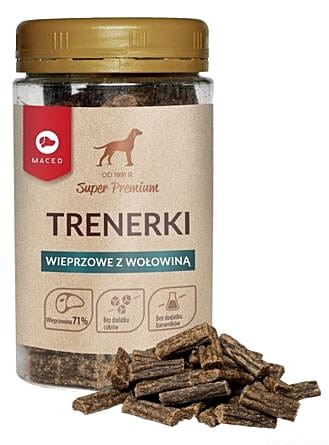 MACED Super  Premium Trenerki z wołowiną, 150g 
