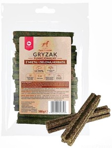 MACED Gryzak funkcjonalny mięta, zielona herbata 500g 