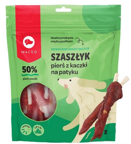 MACED Szaszłyk, pierś z kaczki na patyku.  500g 