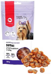 MACED Sushi z kurczakiem i rybą, 60g