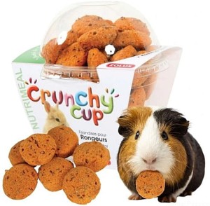 ZOLUX CRUNCHY CUP przysmak dla gryzoni marchew, siemię  200g 