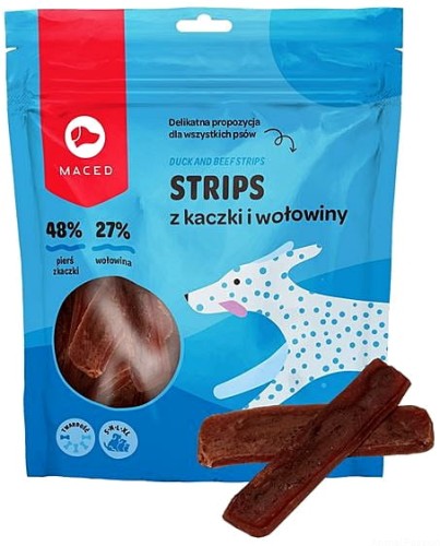MACED Strips z kaczki i wołowiny, DUO, 500g