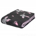DRY BED VET Blovi A+ suche legowisko 75x50cm GRAFIT w króliczki