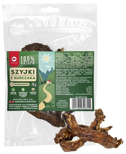 MACED 100% NATURA, Kurze szyjki, 75g