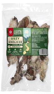 Maced 100% NATURA, Ucho królicze z włosem, 10szt 