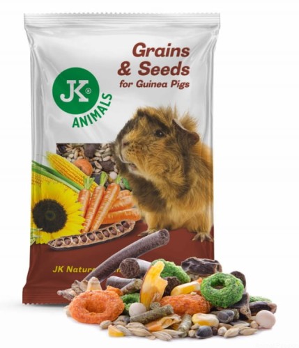 JK ANIMALS / Kompletna KARMA dla świnki morskiej / 1kg