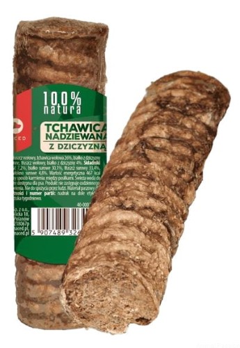 Maced 100% NATURA, Tchawica mała nadziewana dziczyzną, 120g