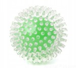 Piłka dla PSA z kolcami / JK ANIMALS / TPR / zielona, wytrzymała 9cm