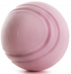 Piłka dla psa z termoplastycznej gumy i pianki EVA, róż 6cm