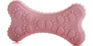 KOŚĆ TPR Light z termoplastycznej gumy i pianki EVA, 10,5cm, RÓŻOWA
