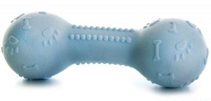 HANTEL TPR Light z termoplastycznej gumy i pianki EVA, 12cm, NIEBIESKI