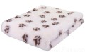 DRY BED VET Blovi B suche legowisko 75x50cm WANILIOWE w brązowe łapki