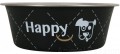 ZOLUX Miska dla psa ze stali nierdzewnej Inox HAPPY 1,5l  czarna