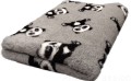 DRY BED suche legowisko 75X50 cm,  szare w pandy