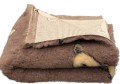DRY BED suche legowisko 150x100 cm,  brąz w misie