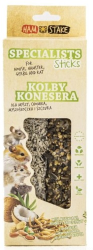 HAM STAKE Kolby konesera z dodatkiem larw, arachidów, i kokosa