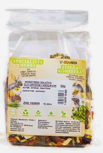 HAM STAKE Warzywna sałatka dla królików i gryzoni  50g 